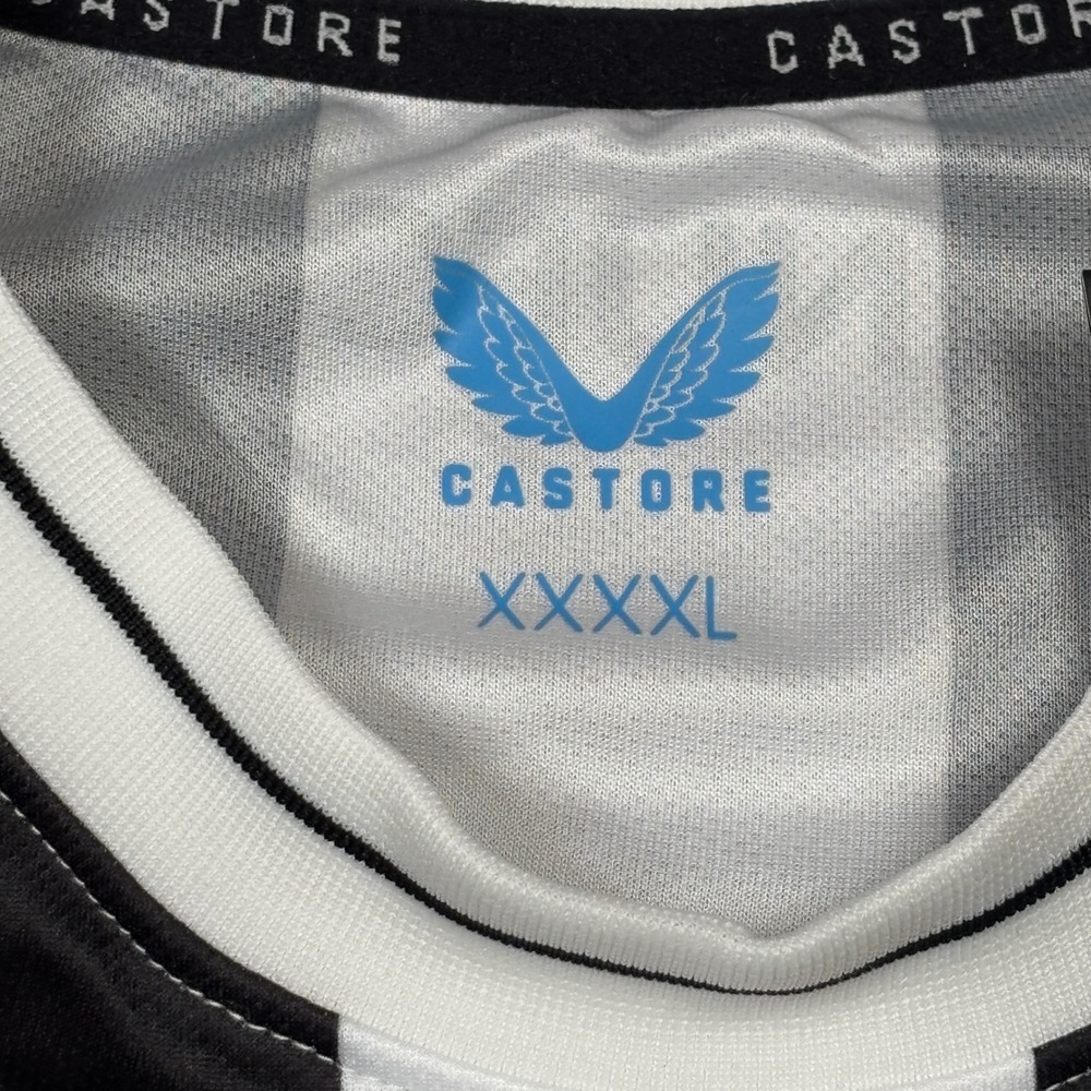 Castore Newcastle United Jersey Men 4XL Black White Almiron 24 Soccer Shirt NEW - Picture 3 of 13
